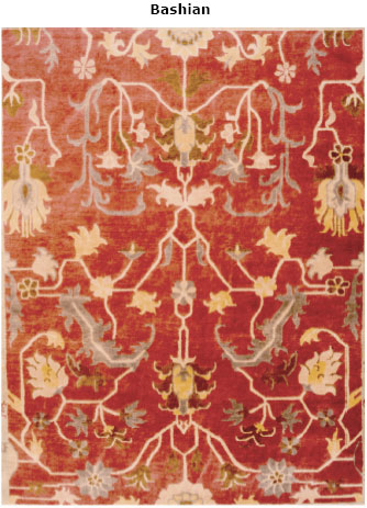 This picture shows the Bromley 514 rug that is similar to the Tufenkian rug