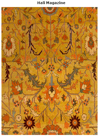 This picture of the original rug design in Hali Magazine